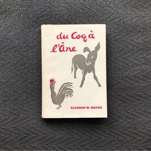 Vintage Du Coq à l’Âne by Eleanor W. Mayer French Poetry Literature Dorrance